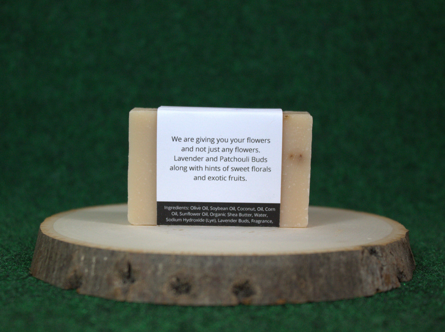 The LAVENDER PATCHOULI Skin Bar